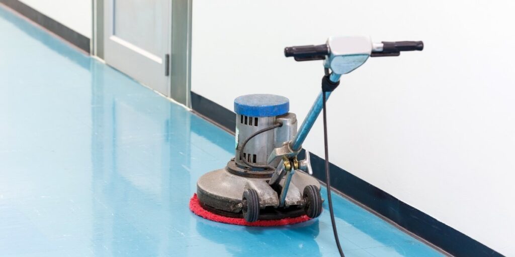 Gietvloer schoonmaken