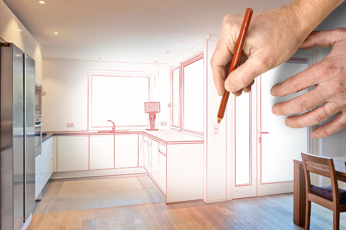 Moderne lichte keuken als voorbeeld na een keukenrenovatie